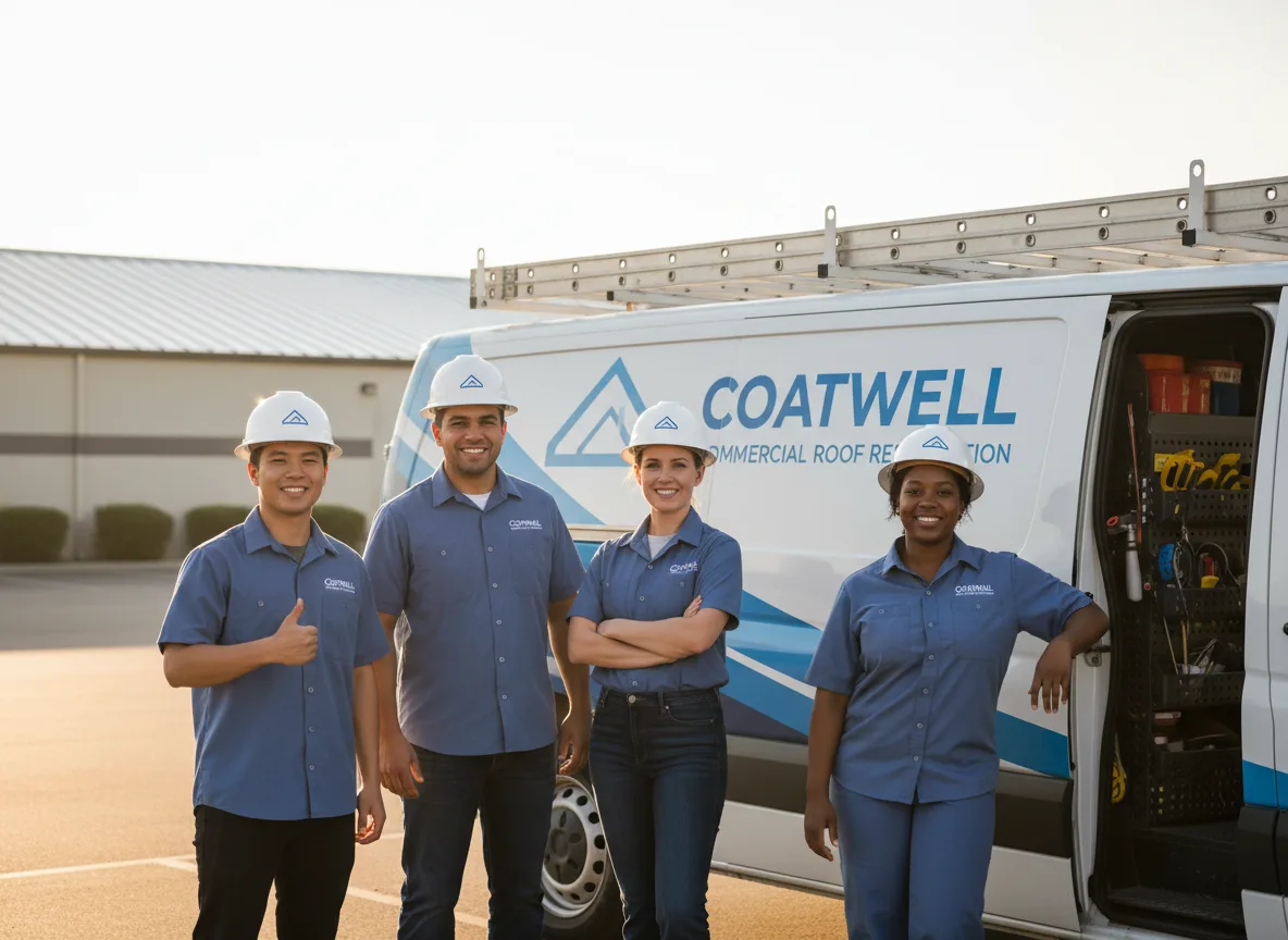 Commercial roof coating company in Hitchcock, TX